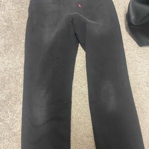 Levi's Classic Black Tapered Jeans